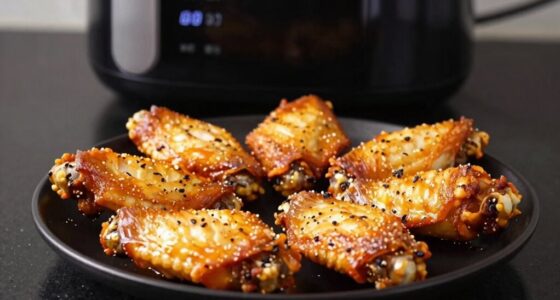 achieve crispy air fryer wings