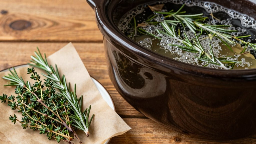 add herbs at optimal times