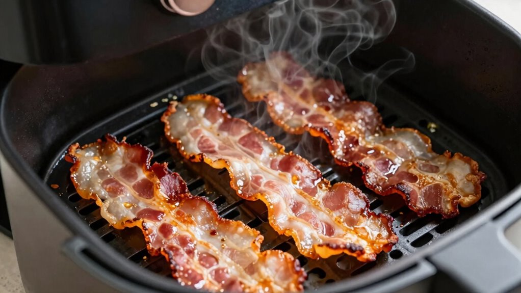 adjust air fryer bacon settings