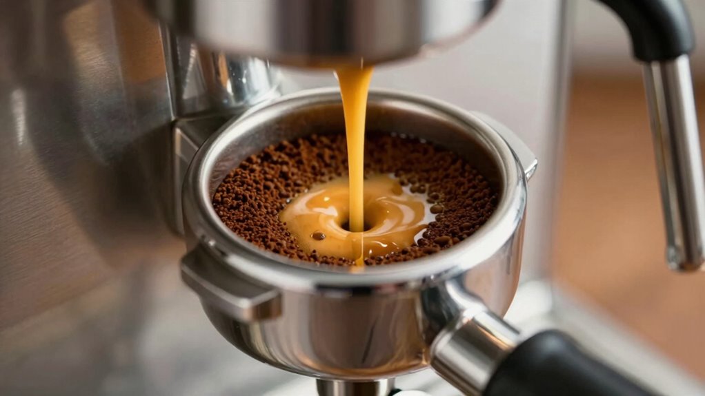 adjust grind size for flow