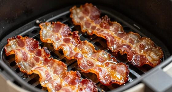 adjust heat for crispy bacon
