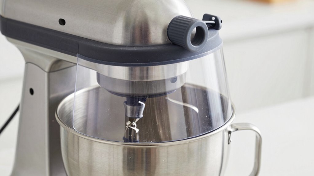 adjust splash guard opening