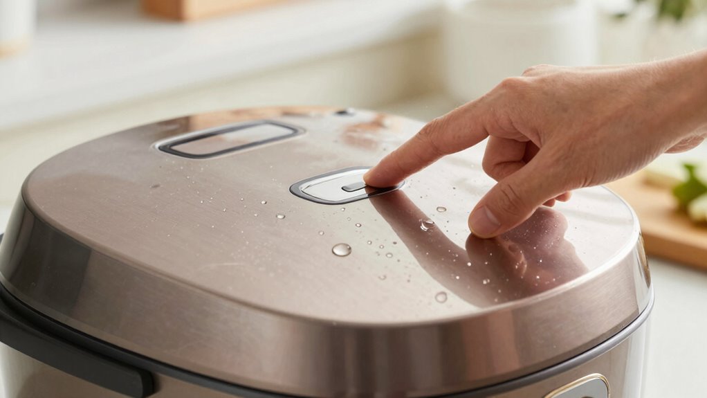 adjust water measure carefully