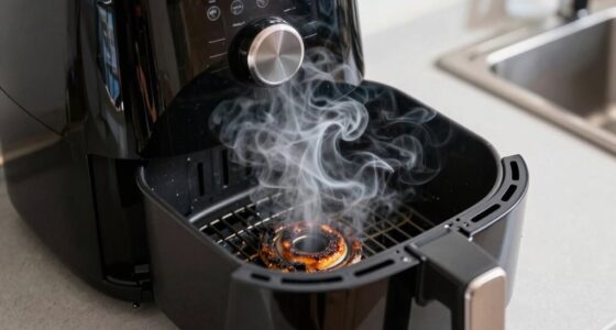 air fryer smoke fix