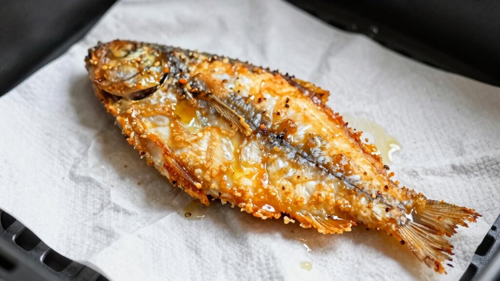 apply light oil and seasonings