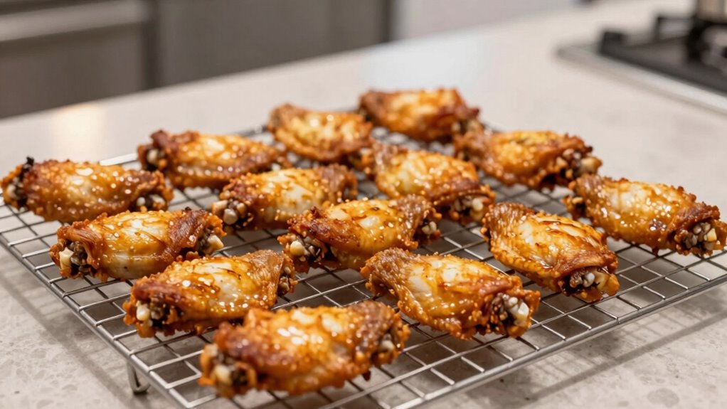 arrange wings with spacing