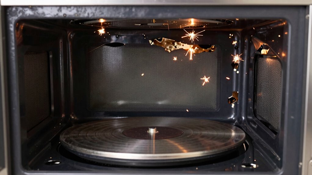 avoid metal inside microwave