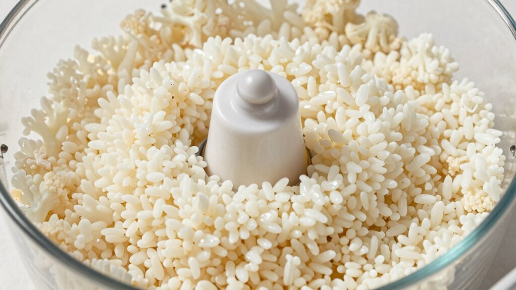 avoid over processing cauliflower