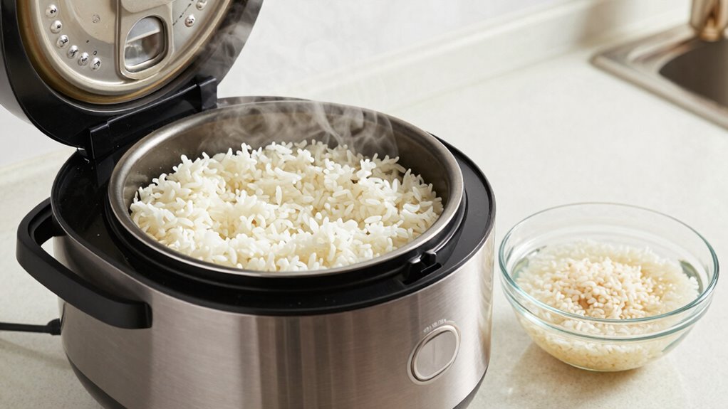 avoid over soaking rice