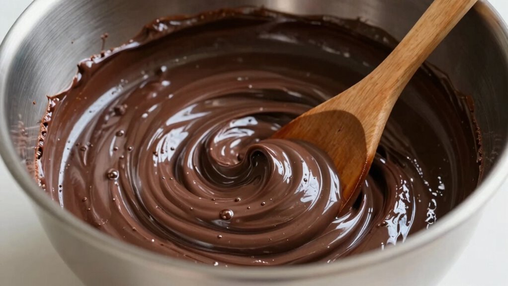 avoid overmixing for fudginess