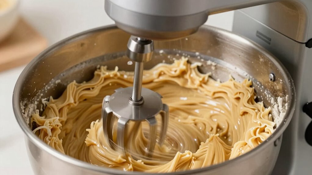 avoid overmixing ingredients