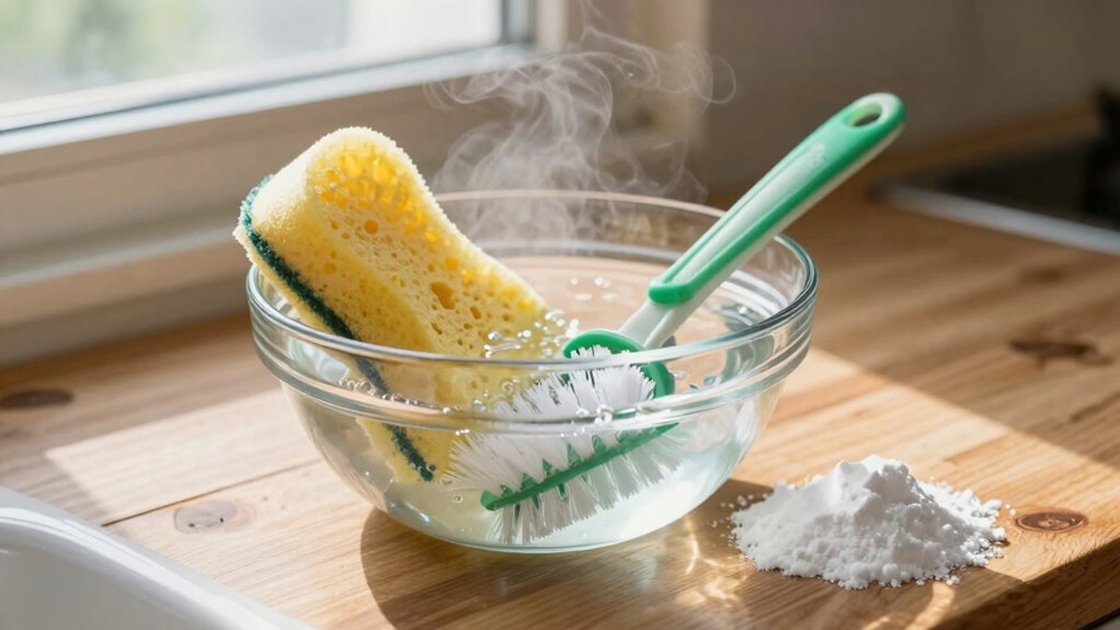baking soda disinfects and deodorizes