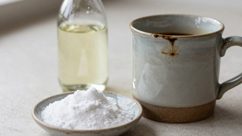 baking soda vinegar stain removal