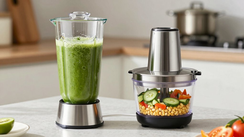 blenders vs food processors