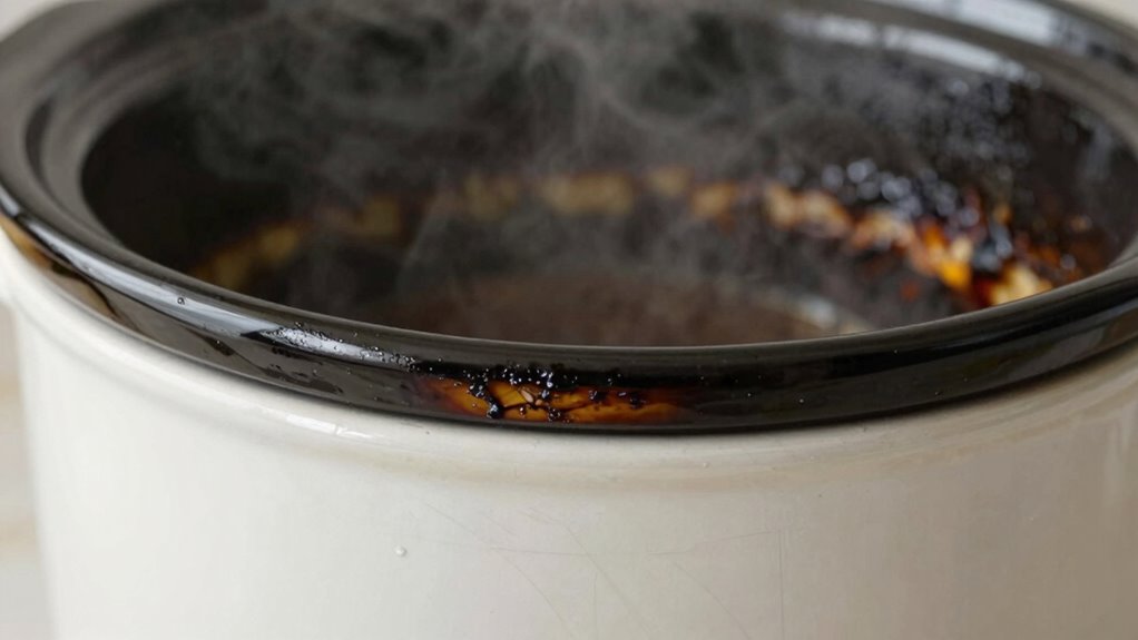 burnt on rings cause damage