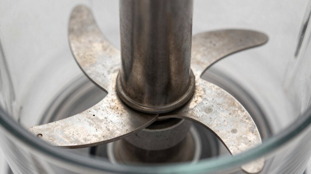 check blades for damage