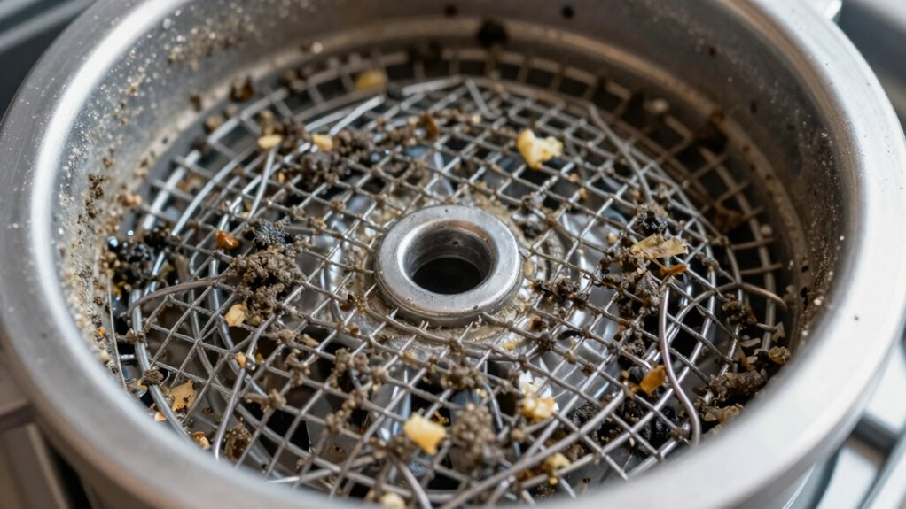 check dishwasher filter regularly