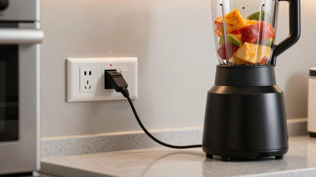 check power cord breaker