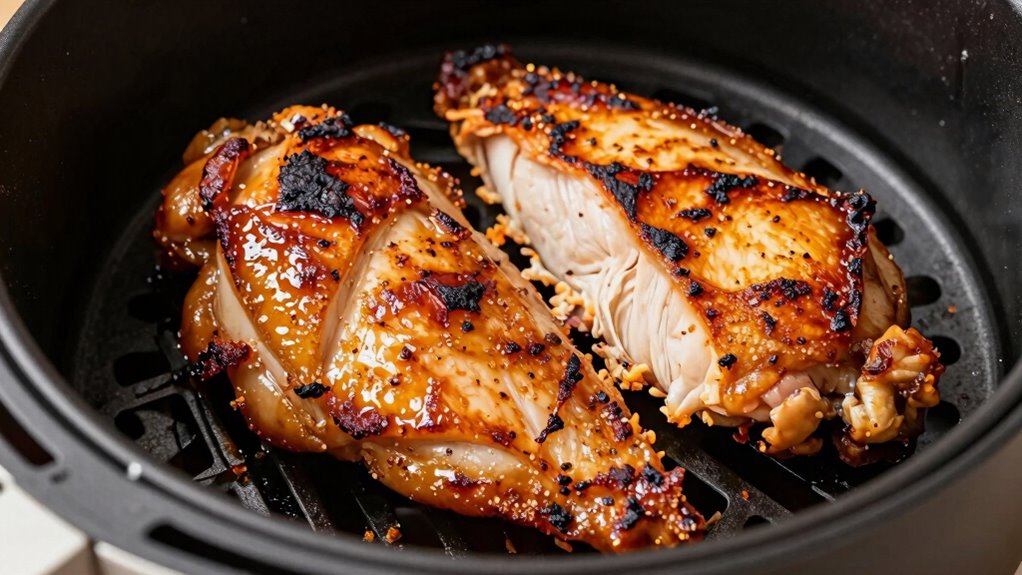 chicken thickness influences juiciness