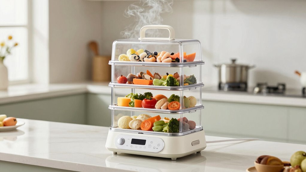 choosing suitable multi tier steamer