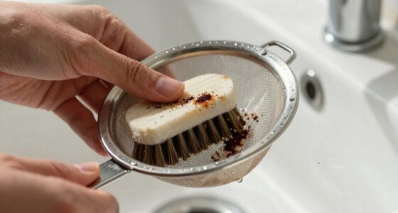 clean filter regularly to prevent bitterness