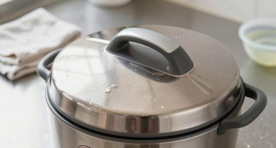 clean rice cooker lid regularly