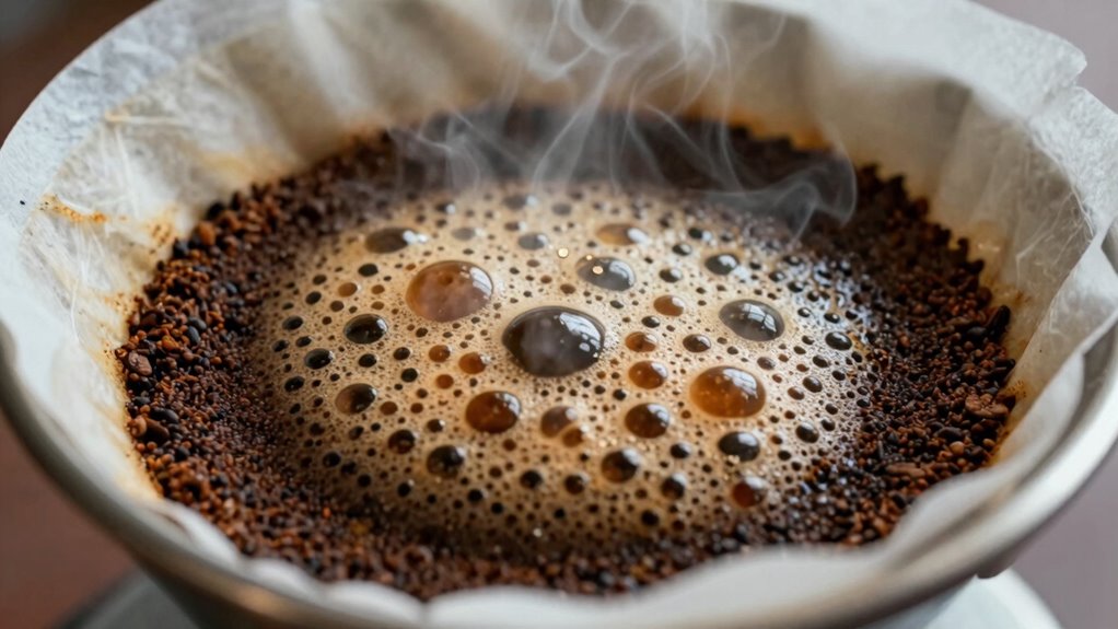 coffee bloom enhances flavor