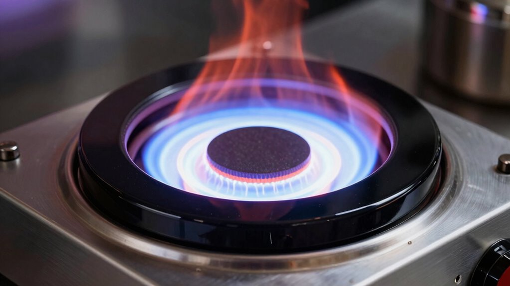 commercial induction burner power