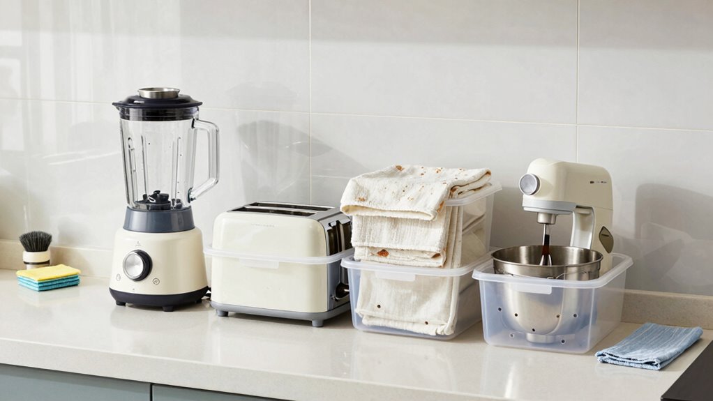 consistent appliance cleaning routine