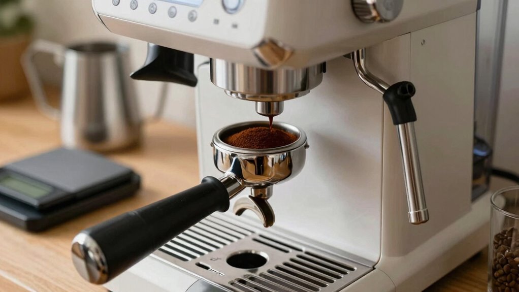 consistent grind and tamp