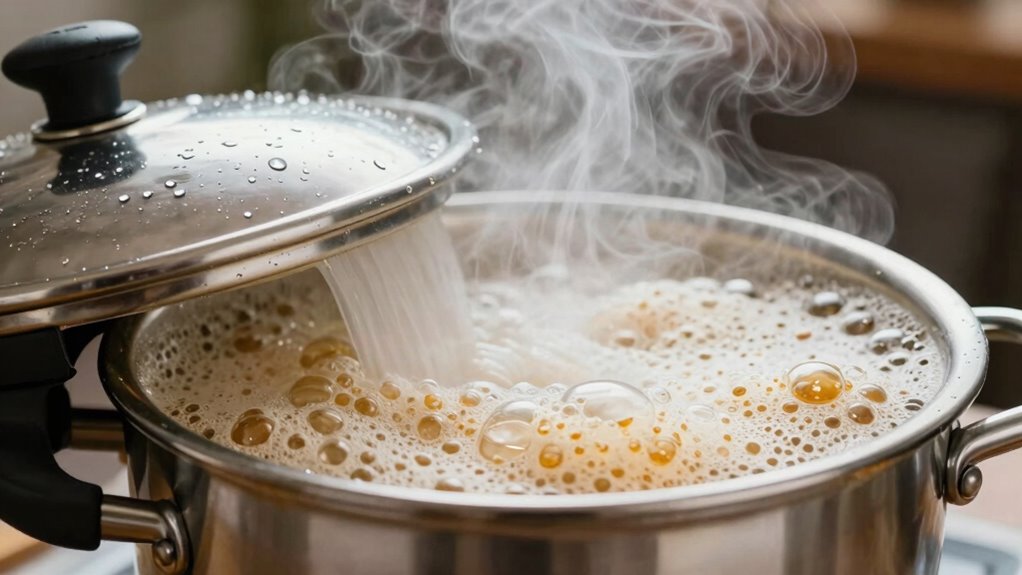 control foam and steam