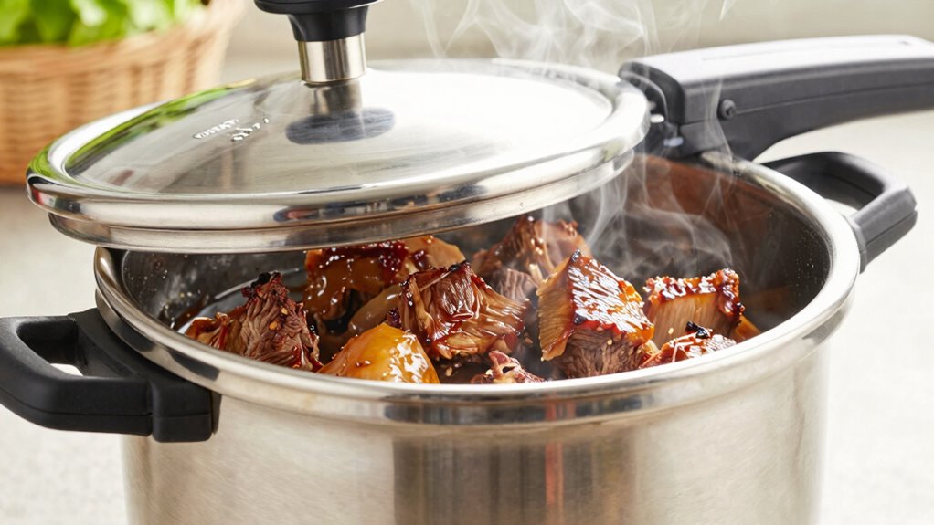 cooking time and pressure