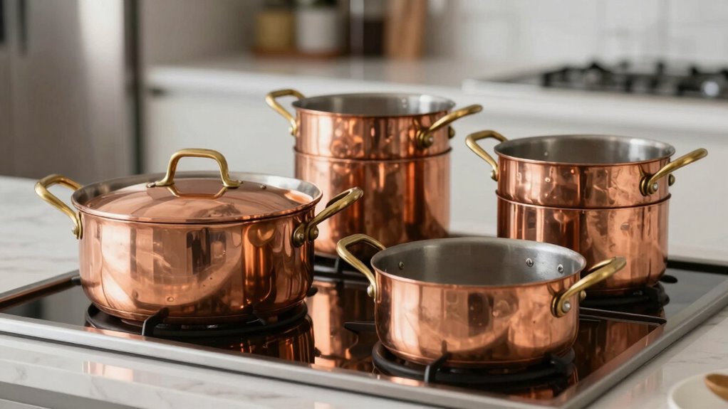 copper cookware heat responsiveness