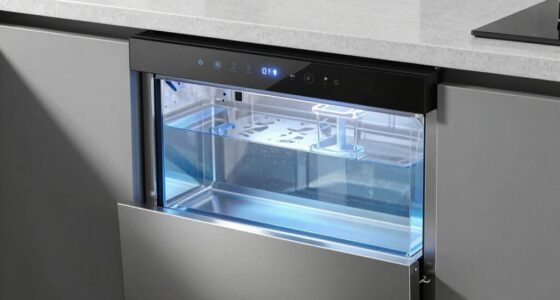 countertop dishwasher water tank