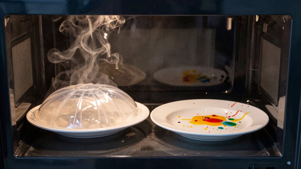 cover food safely in microwave