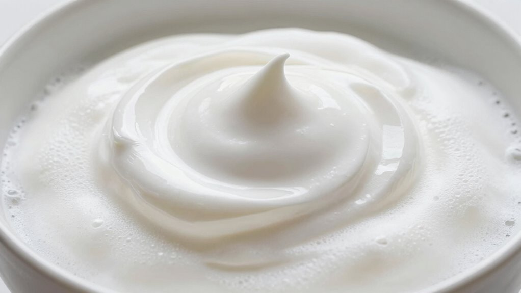 create firm glossy peaks