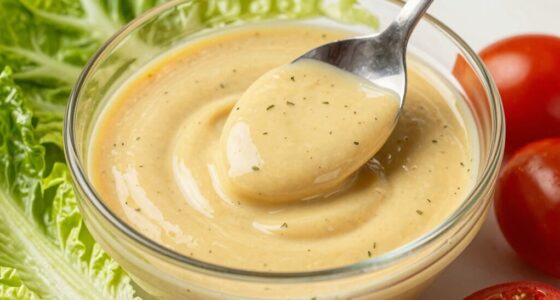 create stable emulsified dressing