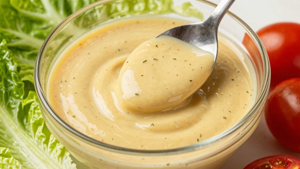 create stable emulsified dressing