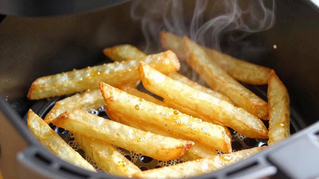 crispy evenly reheated fries