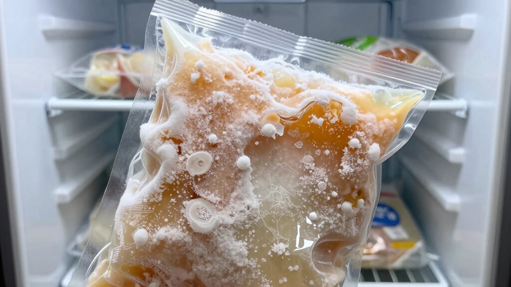 discard food with freezer burn
