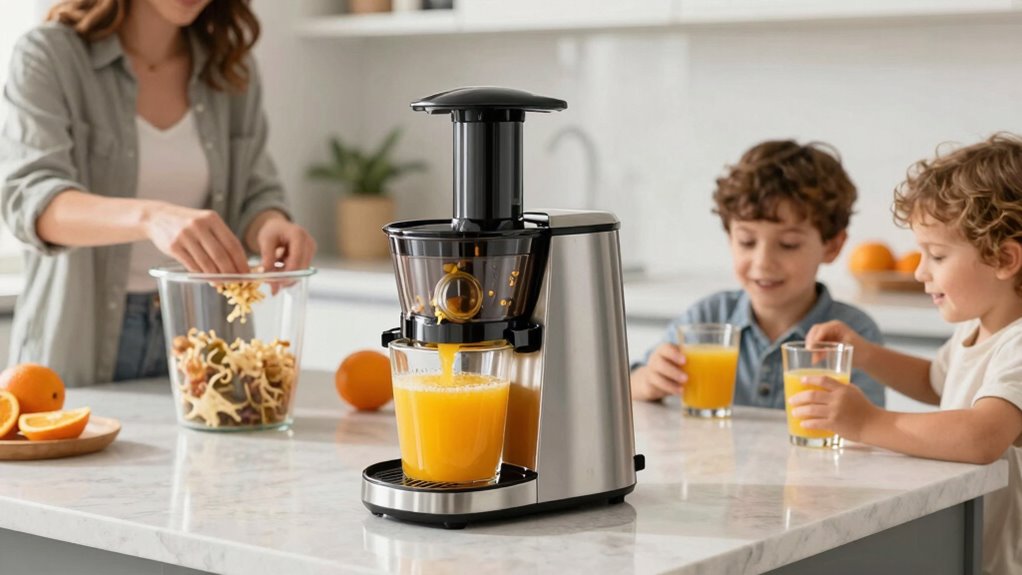 efficient family juicing routine