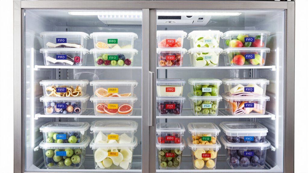 efficient freezer organization tools