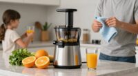 efficient masticating juicer workflow