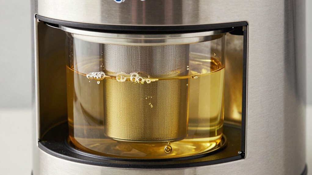 electric fryer oil filtration