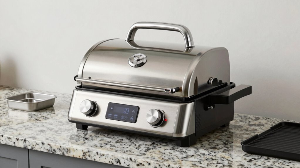 essential smokeless grill specs