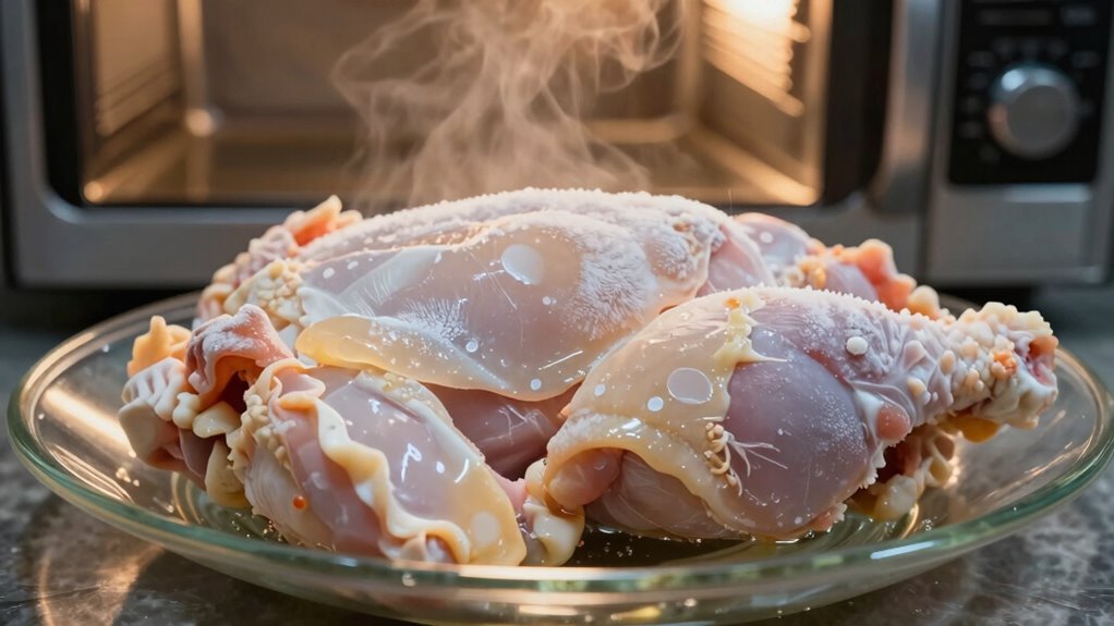 even heat during defrosting