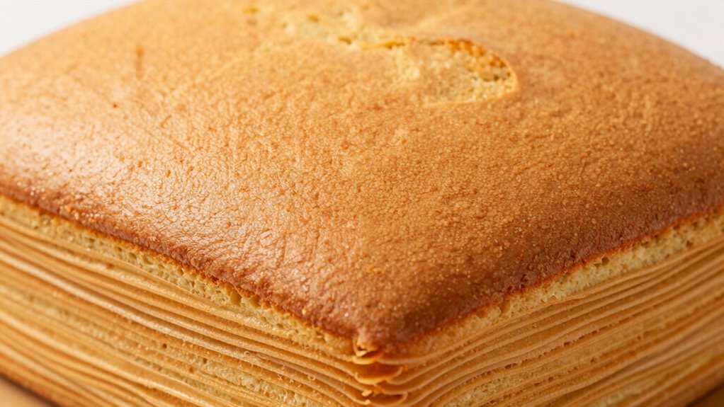 even heat ensures flat layers