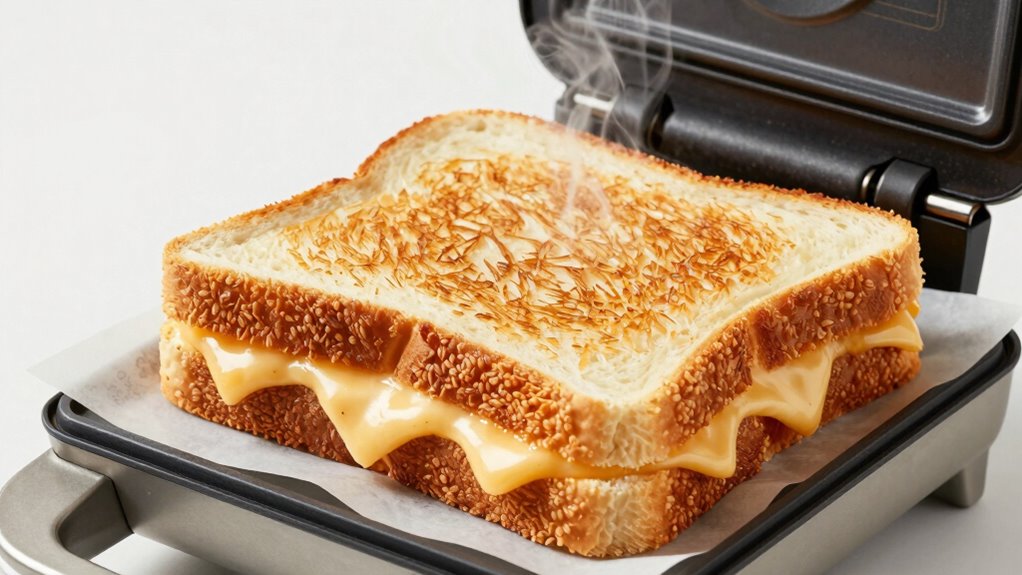 even pressure ensures melty