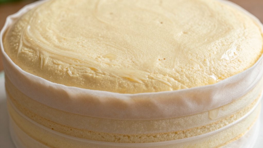 evenly layered perfectly flat