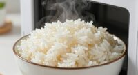 evenly reheat rice microwave